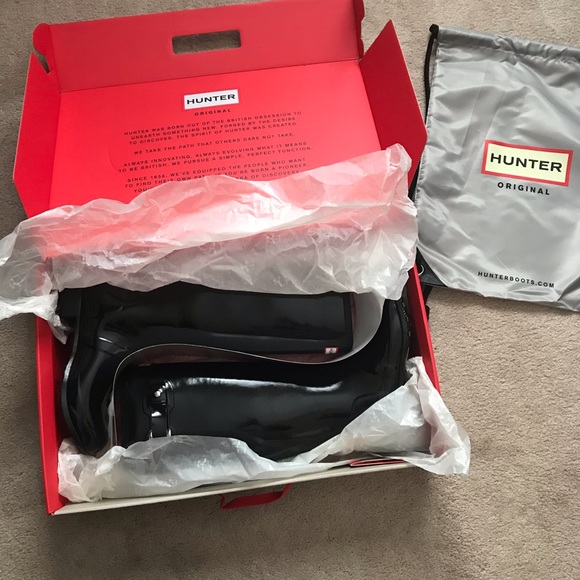 Hunter Shoes - Hunter Original Tall Tour Gloss Boots